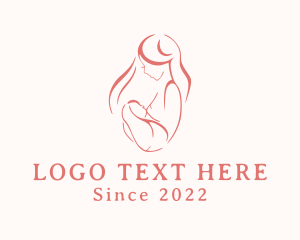 Pregnancy - Woman Pregnancy Childcare logo design