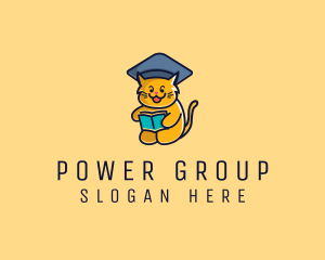 Preschool - Cat School Graduation logo design