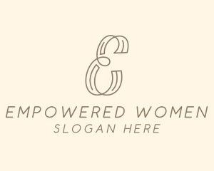 Feminine Clothing Boutique  logo design