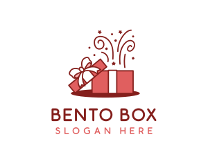 Confetti Gift Box logo design