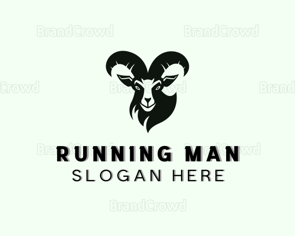Mountain Ram Goat Logo