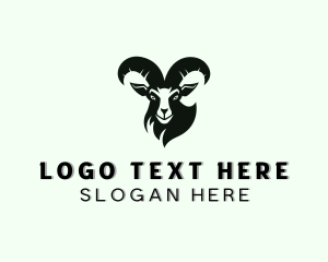 Baphomet - Mountain Ram Goat logo design