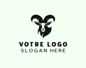 Oryx - Mountain Ram Goat logo design