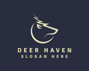 Thunder Deer Horn logo design