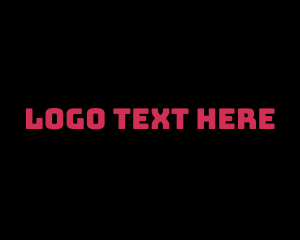 Typography - Naughty Adult Media logo design