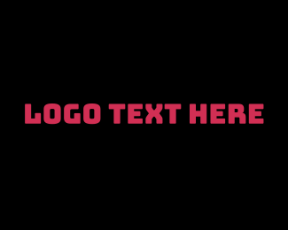 Bold & Fun Wordmark Text Logo