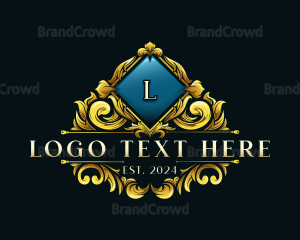 Luxury Ornamental Crest Logo