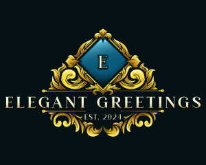 Luxury Ornamental Crest logo design