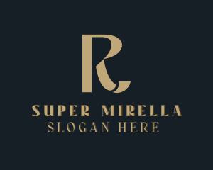 Luxury Upscale Boutique Letter R Logo