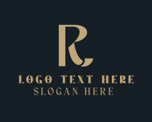 Letter R - Luxury Upscale Boutique Letter R logo design