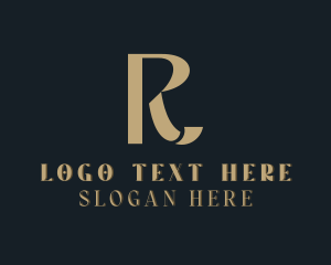 Luxury Upscale Boutique Letter R Logo