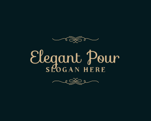 Premium Elegant Wedding logo design