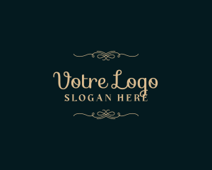 High End - Premium Elegant Wedding logo design