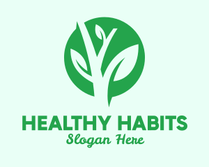 Natural Herbal Medicine logo design