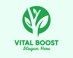 Natural Herbal Medicine logo design