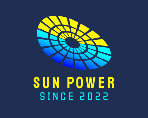 Solar - Light Solar Panel logo design