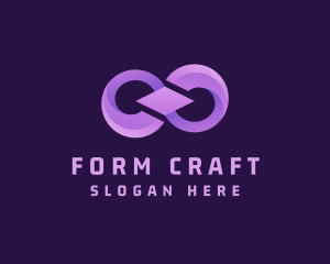 Form - Cyber Gaming Loop logo design