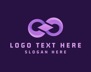 Internet - Cyber Gaming Loop logo design
