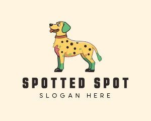 Spotted Yellow Dog logo design