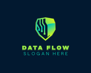 Data Shield Software logo design