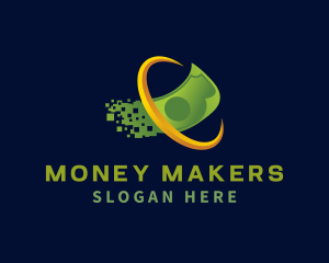 Banking - Digital Money Banking logo design