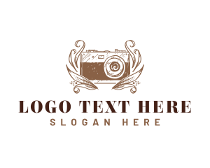 Photoshoot - Vintage Photography Studio logo design