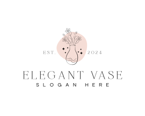 Vase - Flower Vase Pottery logo design