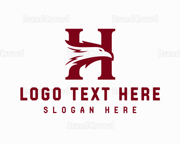 Varsity Eagle Letter H Logo