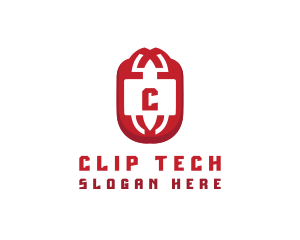 Tech Cyber Security logo design