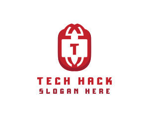 Tech Cyber Security logo design