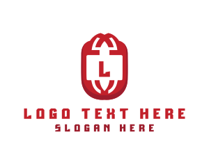 High Technology - Tech Cyber Security logo design