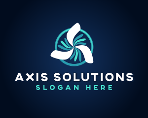 Axis - Fan Axis Propeller logo design