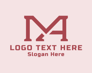 Original - M & A Monogram logo design