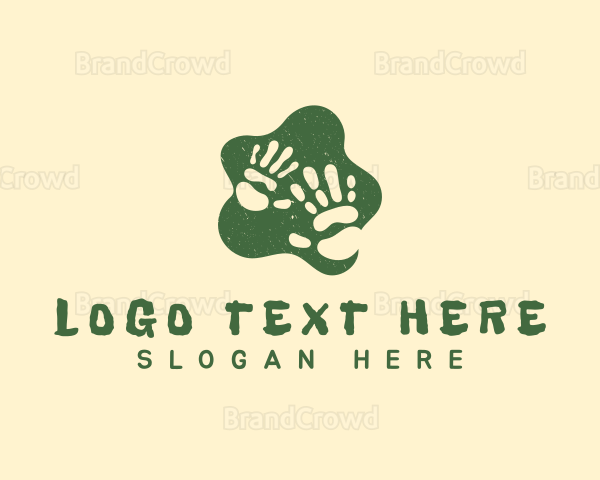 Hand Paint Splatter Logo