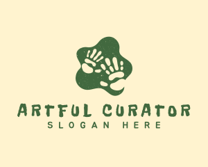 Hand Splatter Art logo design