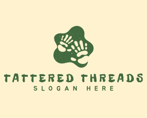 Hand Paint Splatter logo design