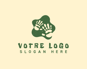 Grunge - Hand Paint Splatter logo design
