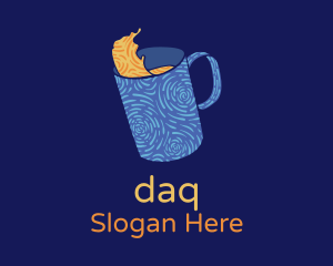 Painting - Starry Mug Cafe logo design