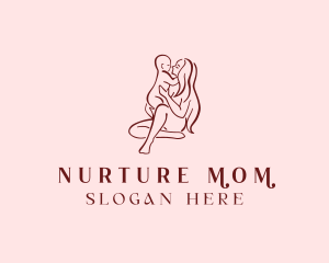 Postnatal - Baby Mom Parenting logo design