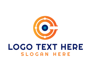Cyber Security - Company Letter C Modern logo design