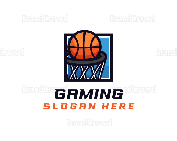 Basketball Sports League Logo