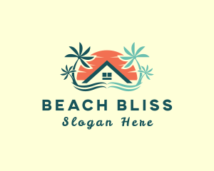 Summer Sun Beach House logo design