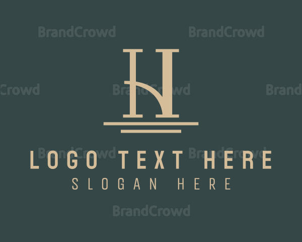 Elegant Premium Hotel Letter H Logo