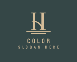 Elegant Premium Hotel Letter H Logo