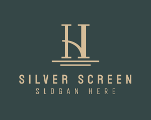 Distillery - Elegant Premium Hotel Letter H logo design