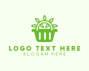 Buy And Sell - Organic Leaf Basket logo design