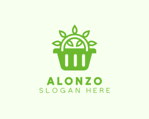 Organic Eco Basket logo design