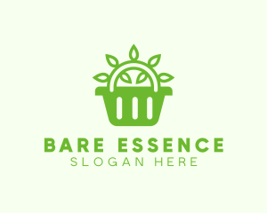 Organic Eco Basket logo design