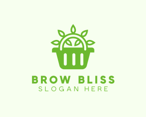 Organic Eco Basket logo design