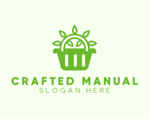 Organic Eco Basket logo design